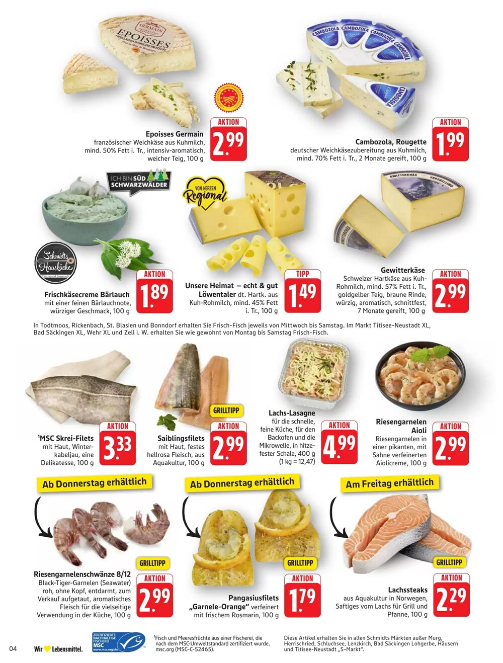 Schmidt's Märkte Prospekt (ab 06.04.2026) zum Blättern - Seite 4