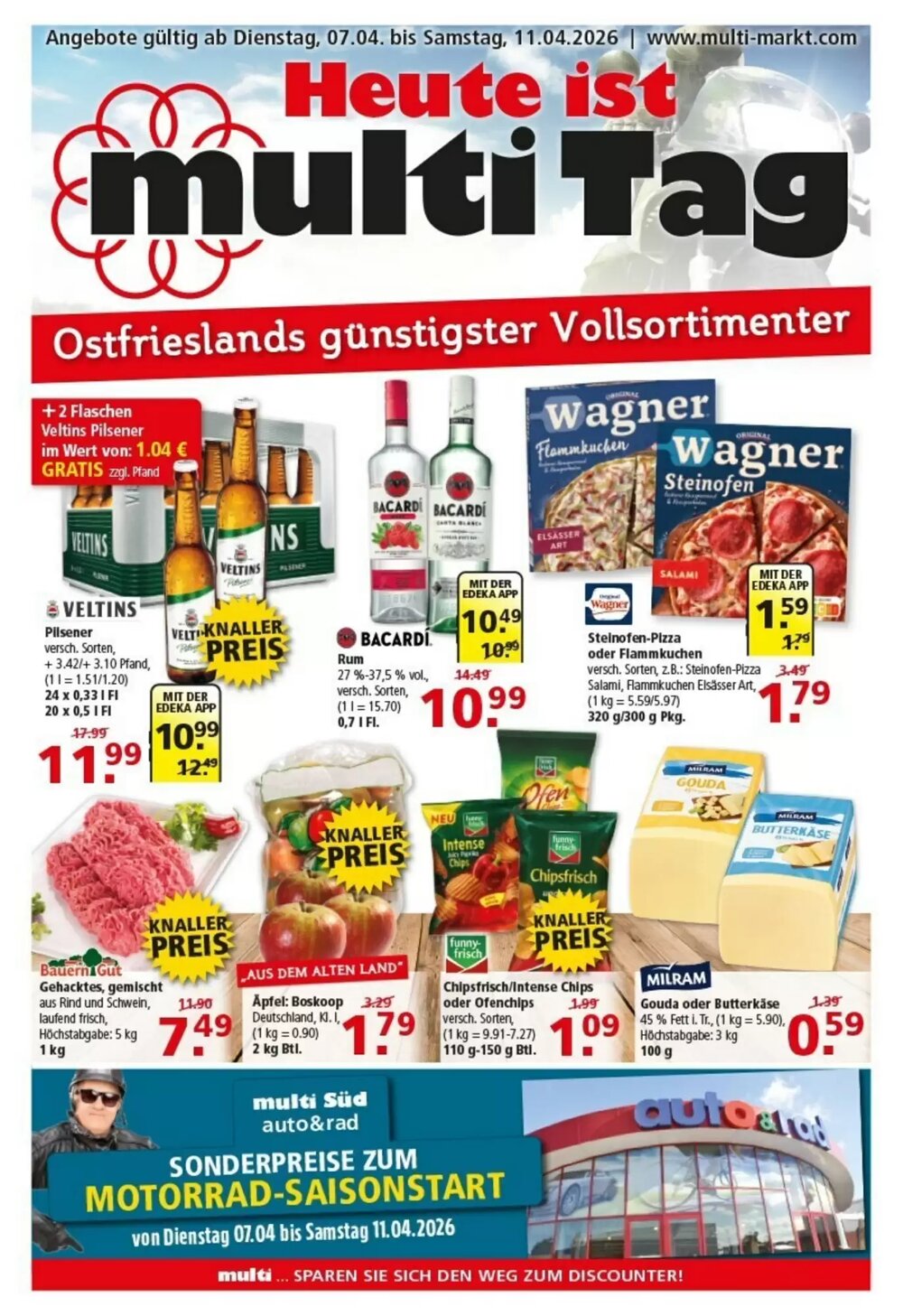 Multi Markt Prospekt (ab 06.04.2026) zum Blättern - Seite 1