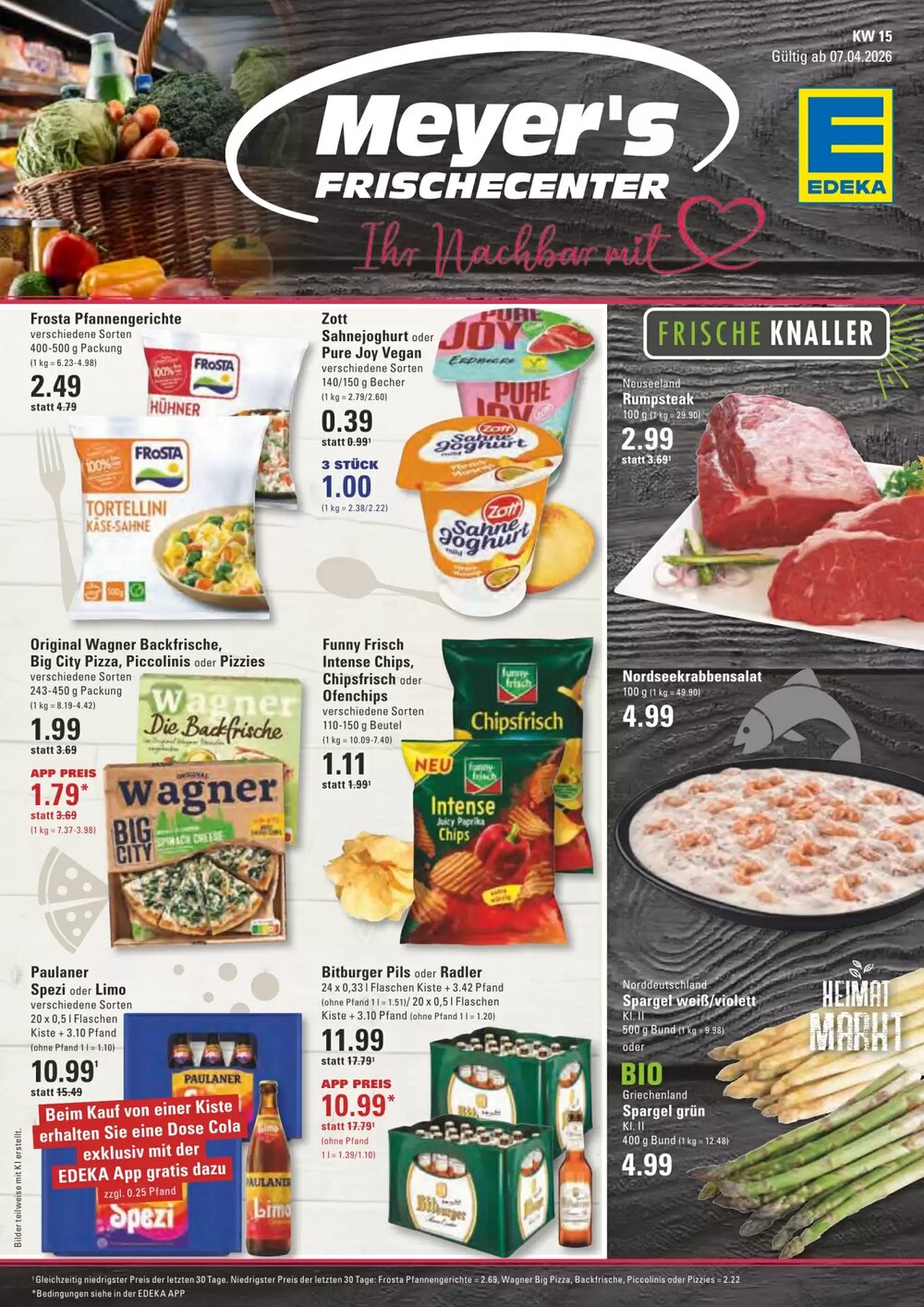 Meyer's Frischemarkt Prospekt (ab 06.04.2026) zum Blättern - Seite 1
