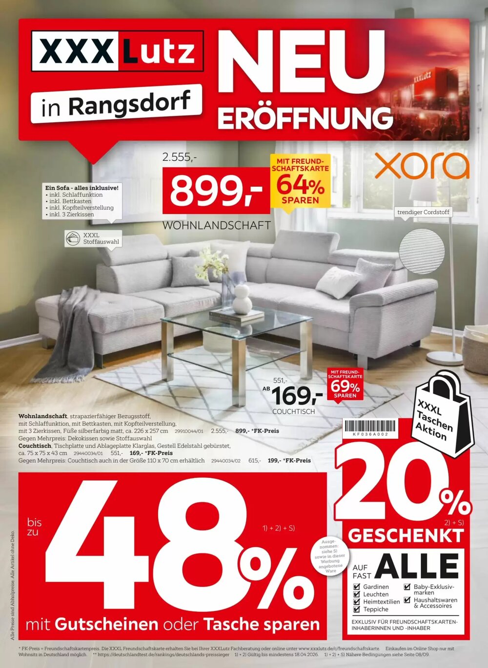 XXXLutz Prospekt (ab 06.04.2026) zum Blättern - Seite 1