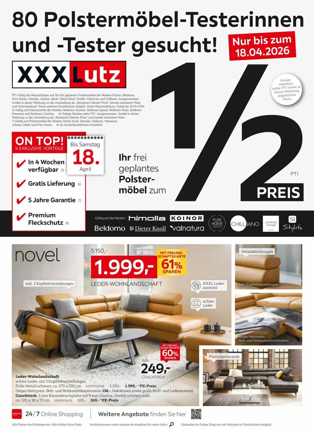 XXXLutz Prospekt (ab 06.04.2026) zum Blättern - Seite 4