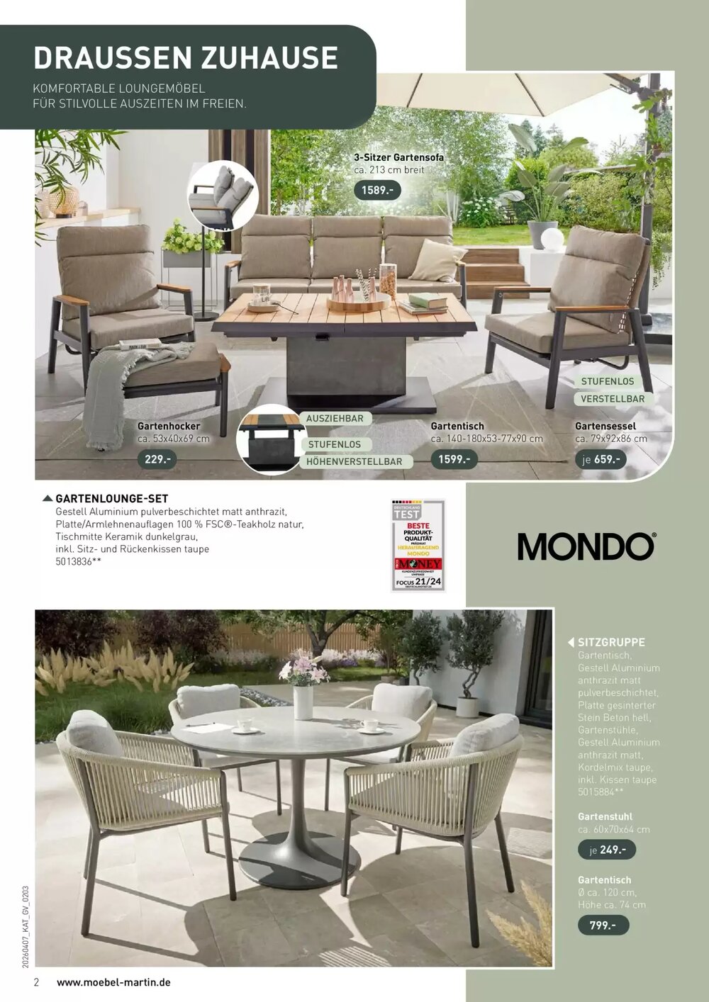 Möbel Martin Prospekt (ab 06.04.2026) zum Blättern - Seite 2