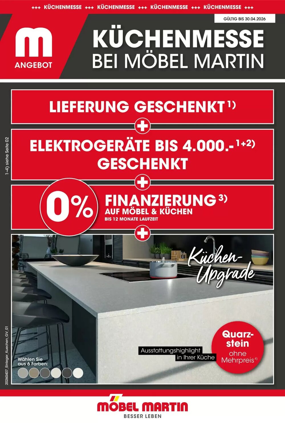 Möbel Martin Prospekt (ab 06.04.2026) zum Blättern - Seite 1