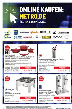 METRO Prospekt (ab 06.04.2026) zum Blättern