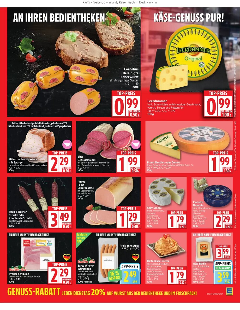 EDEKA Stralsund Prospekt (ab 06.04.2026) zum Blättern - Seite 5