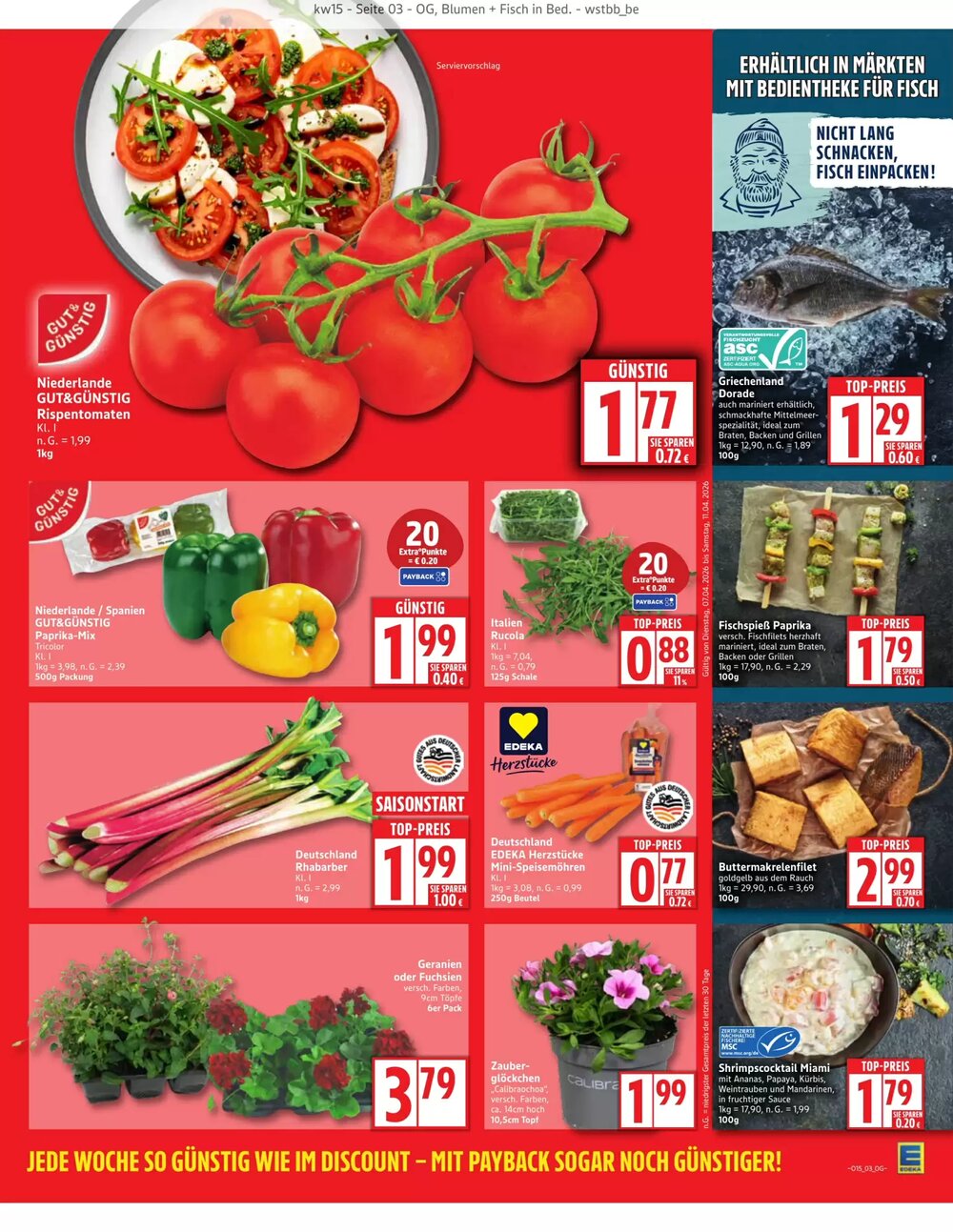 Edeka Aktiv Markt Prospekt (ab 06.04.2026) zum Blättern - Seite 3