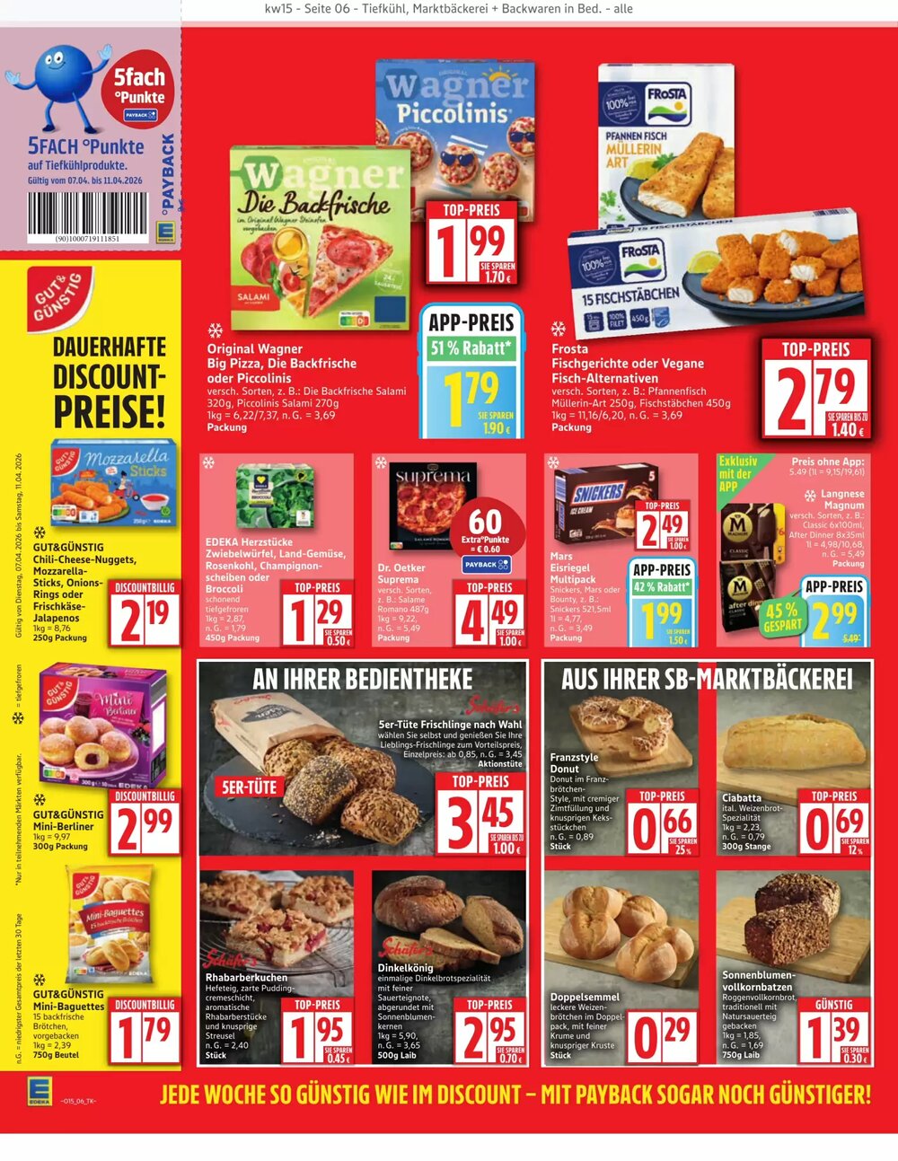 Edeka Aktiv Markt Prospekt (ab 06.04.2026) zum Blättern - Seite 6