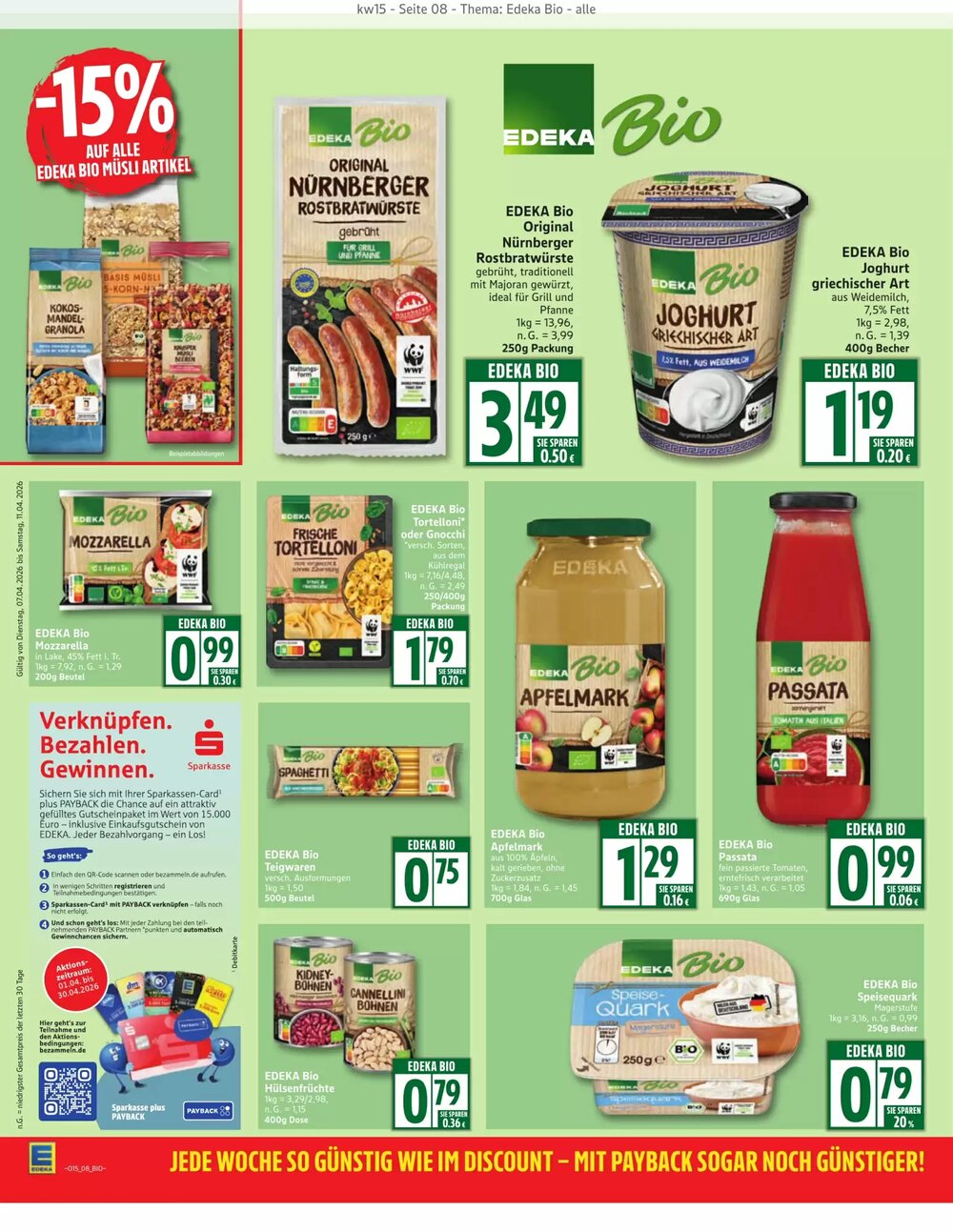 Edeka Aktiv Markt Prospekt (ab 06.04.2026) zum Blättern - Seite 8