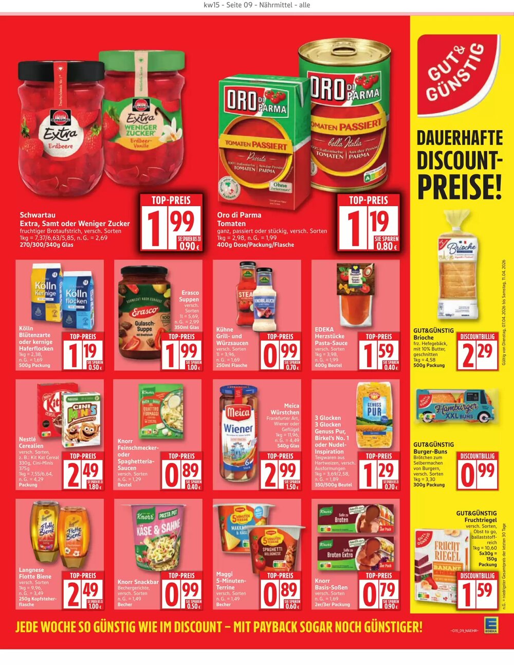 Edeka Aktiv Markt Prospekt (ab 06.04.2026) zum Blättern - Seite 9