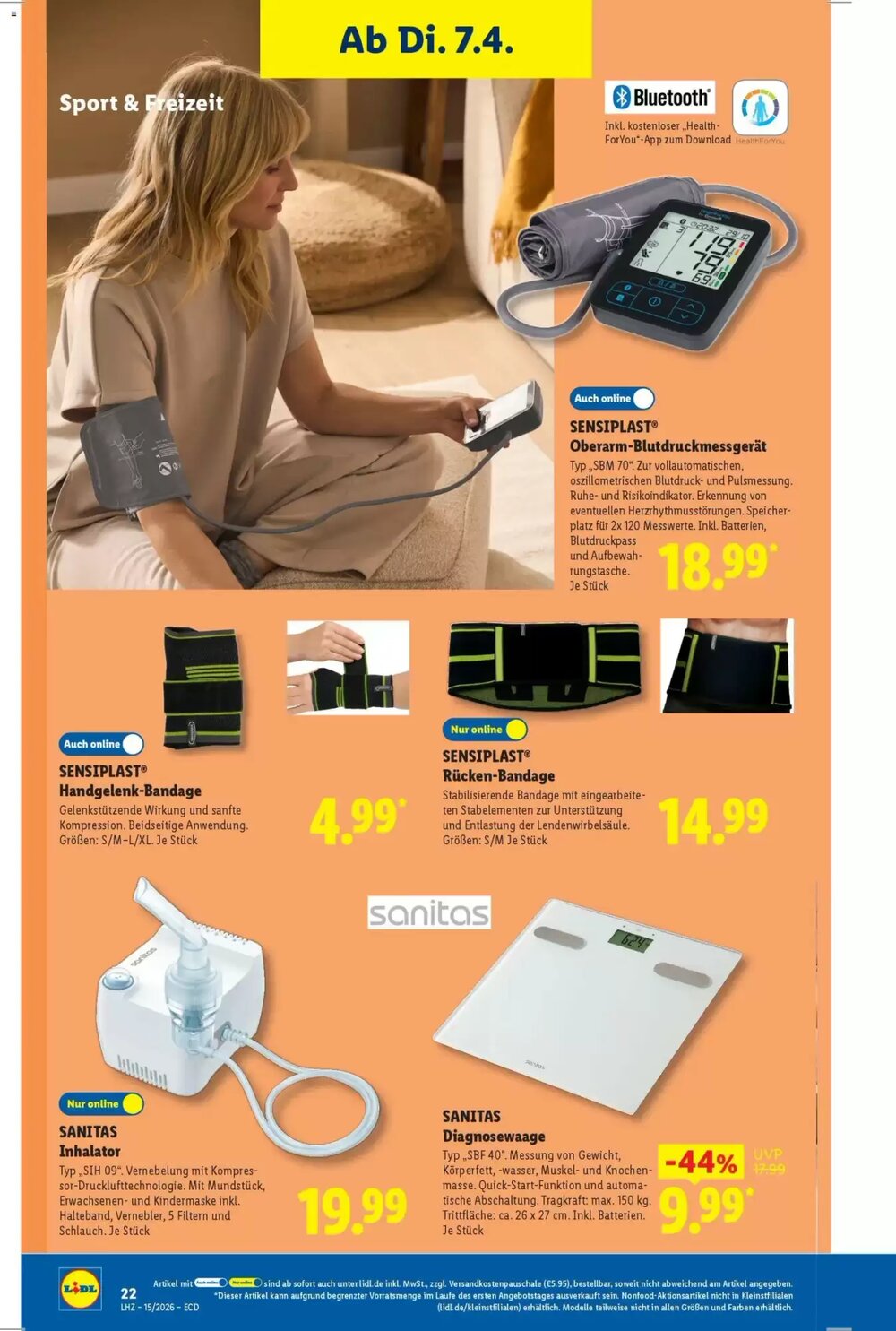 Lidl Prospekt (ab 07.04.2026) zum Blättern - Seite 22