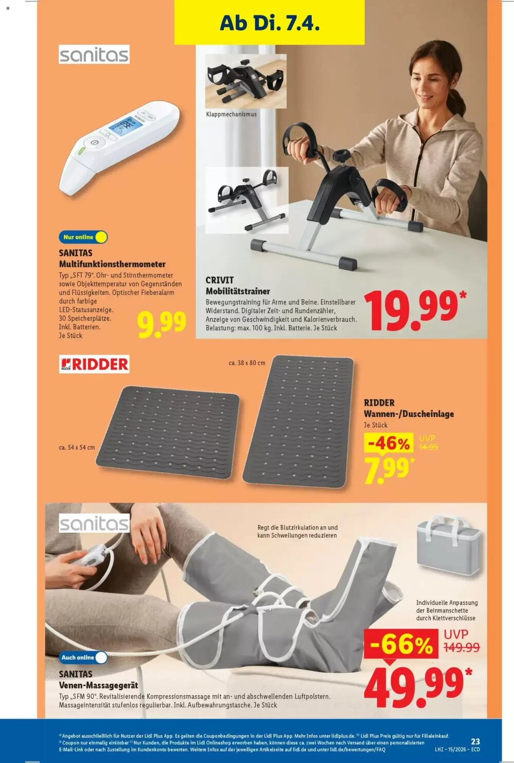 Lidl Prospekt (ab 07.04.2026) zum Blättern - Seite 23