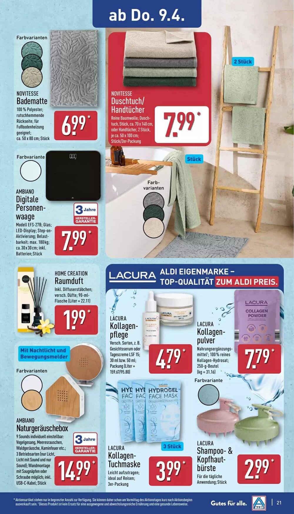 Aldi Nord Prospekt (ab 07.04.2026) zum Blättern - Seite 21