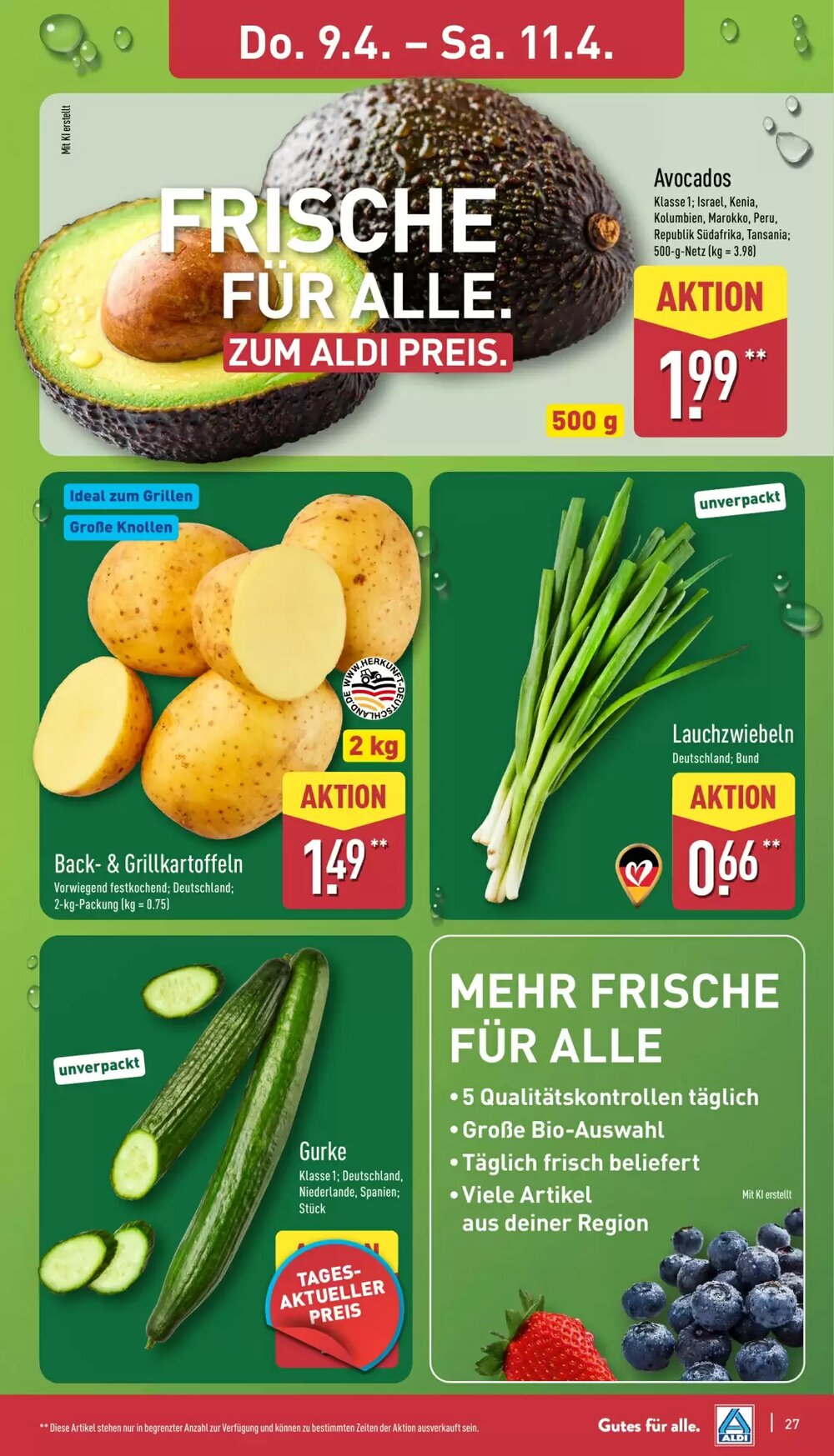 Aldi Nord Prospekt (ab 07.04.2026) zum Blättern - Seite 27