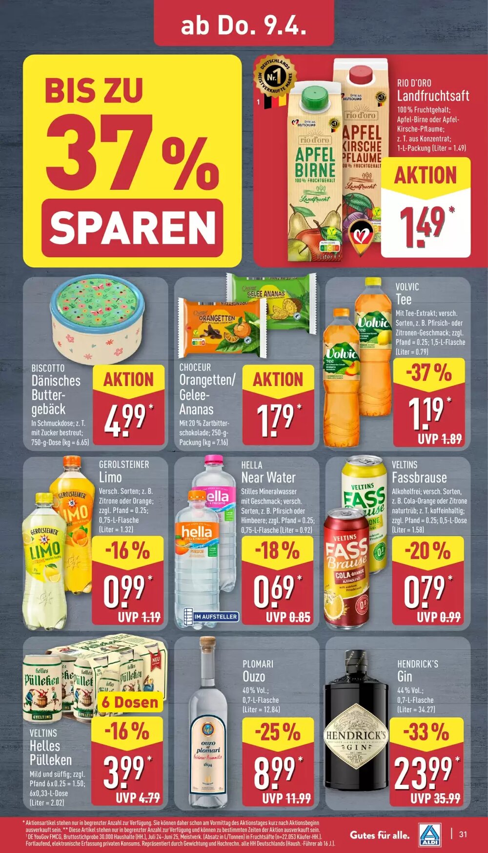 Aldi Nord Prospekt (ab 07.04.2026) zum Blättern - Seite 31