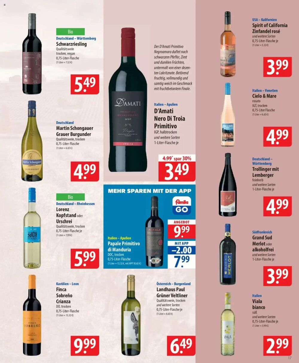 Famila Nord Ost Prospekt (ab 07.04.2026) zum Blättern - Seite 17