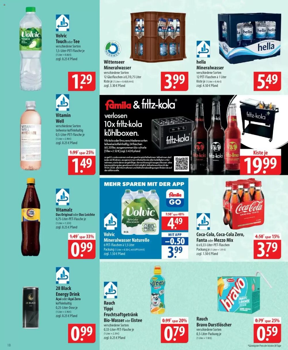 Famila Nord Ost Prospekt (ab 07.04.2026) zum Blättern - Seite 18