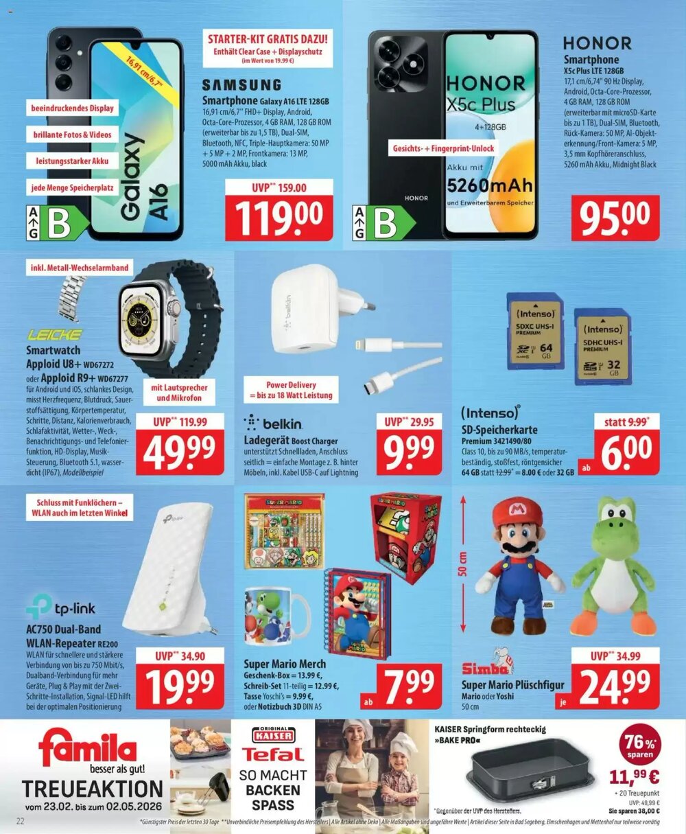 Famila Nord Ost Prospekt (ab 07.04.2026) zum Blättern - Seite 22