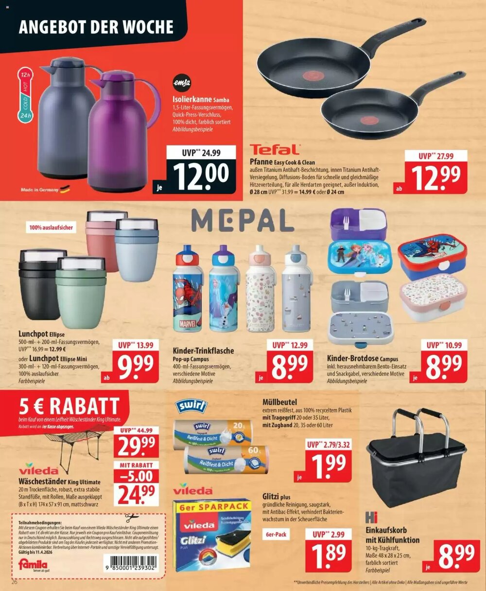 Famila Nord Ost Prospekt (ab 07.04.2026) zum Blättern - Seite 26