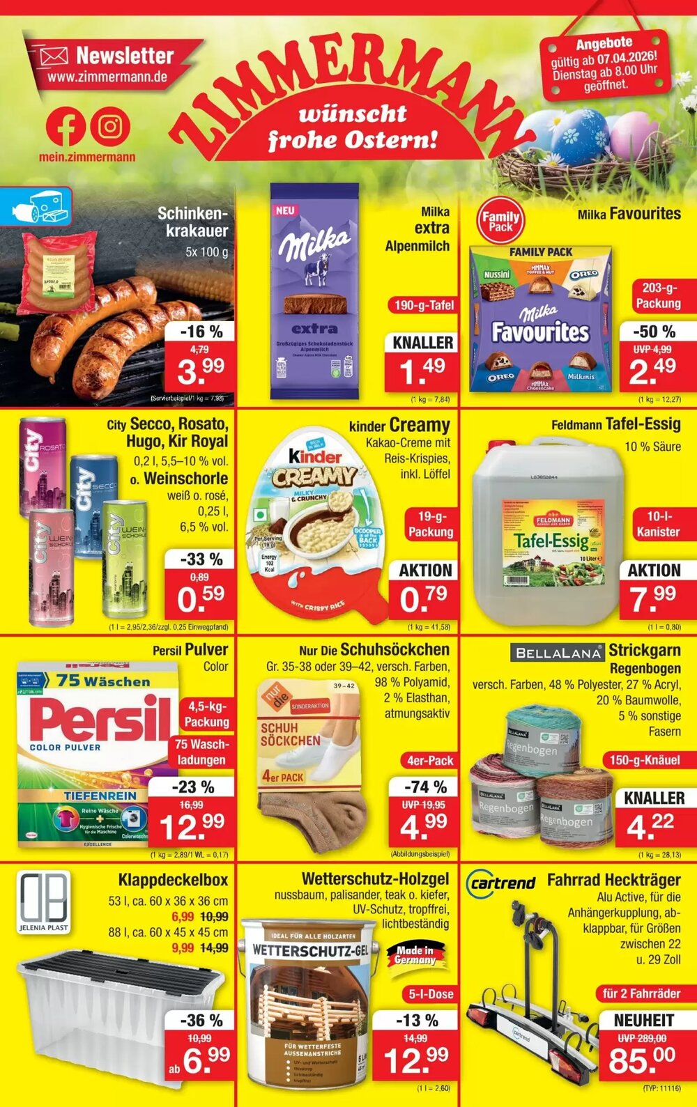 Zimmermann Prospekt (ab 07.04.2026) zum Blättern - Seite 1