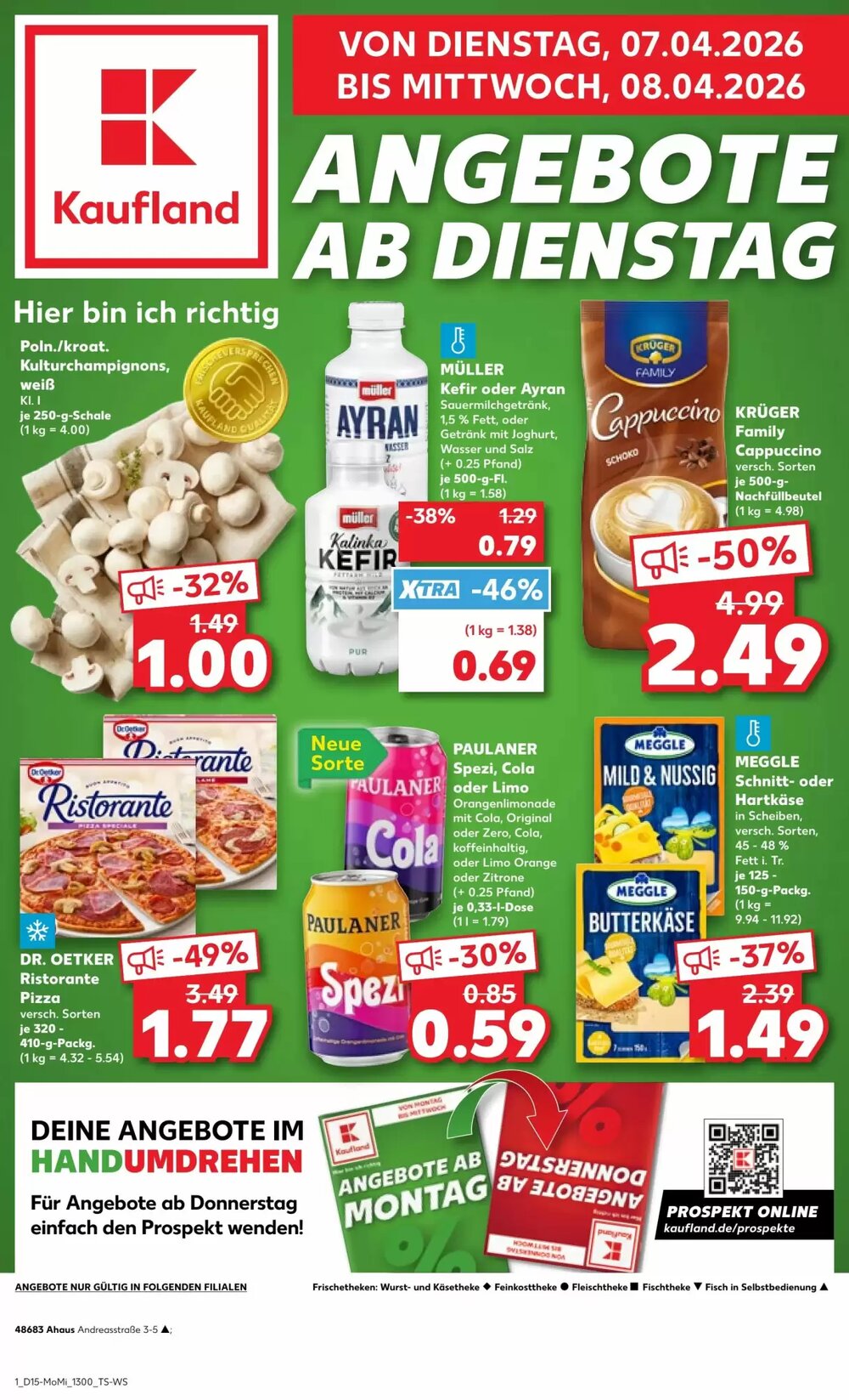 Kaufland Prospekt (ab 07.04.2026) zum Blättern - Seite 1
