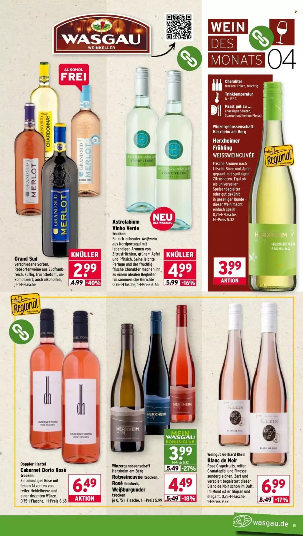 Wasgau Prospekt (ab 07.04.2026) zum Blättern - Seite 15