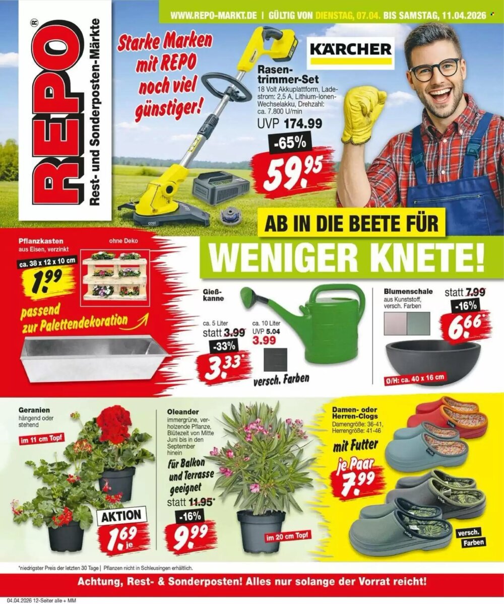 Repo Markt Prospekt (ab 07.04.2026) zum Blättern - Seite 1