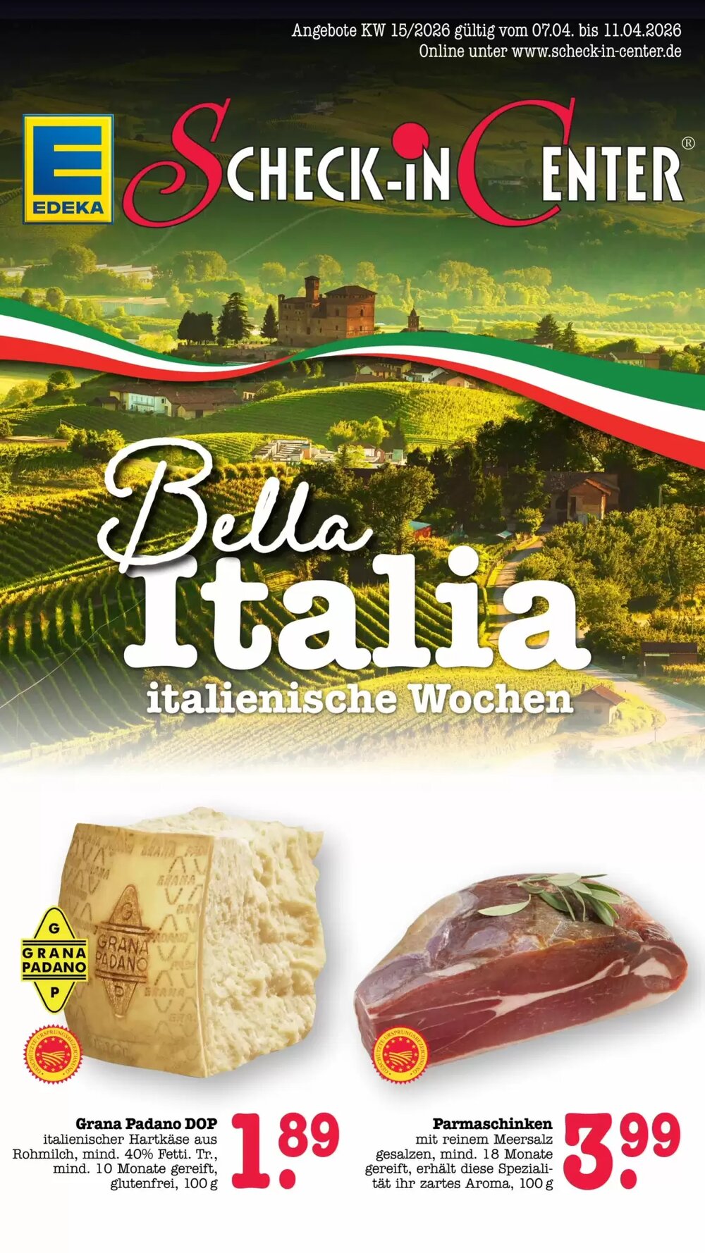 Scheck-in-Center Prospekt (ab 07.04.2026) zum Blättern - Seite 1