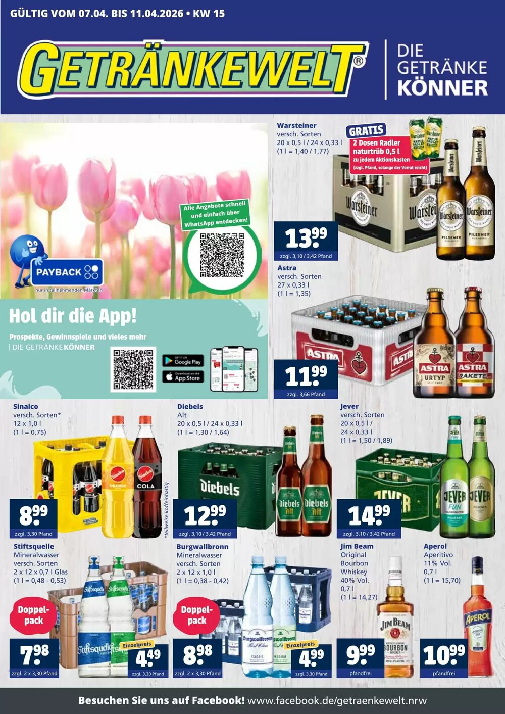 Getränkewelt Prospekt (ab 07.04.2026) zum Blättern - Seite 1