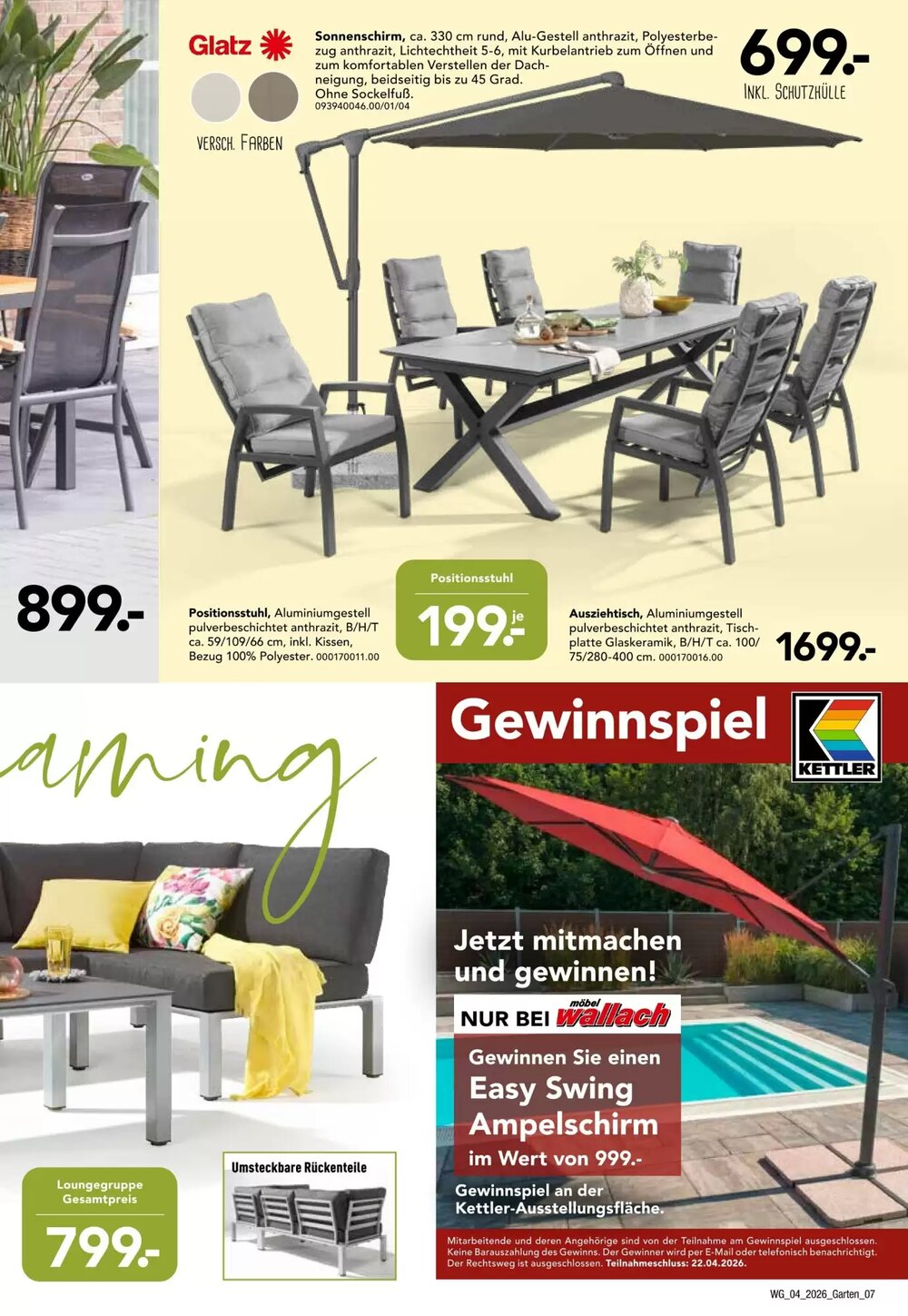 Möbel Wallach Prospekt (ab 07.04.2026) zum Blättern - Seite 7