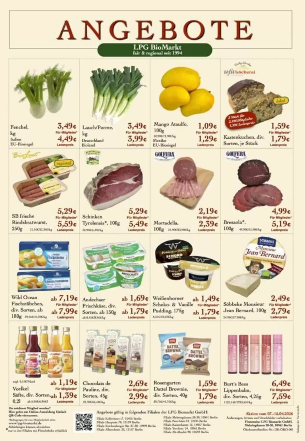 LPG Biomarkt Prospekt (ab 07.04.2026) zum Blättern - Seite 2