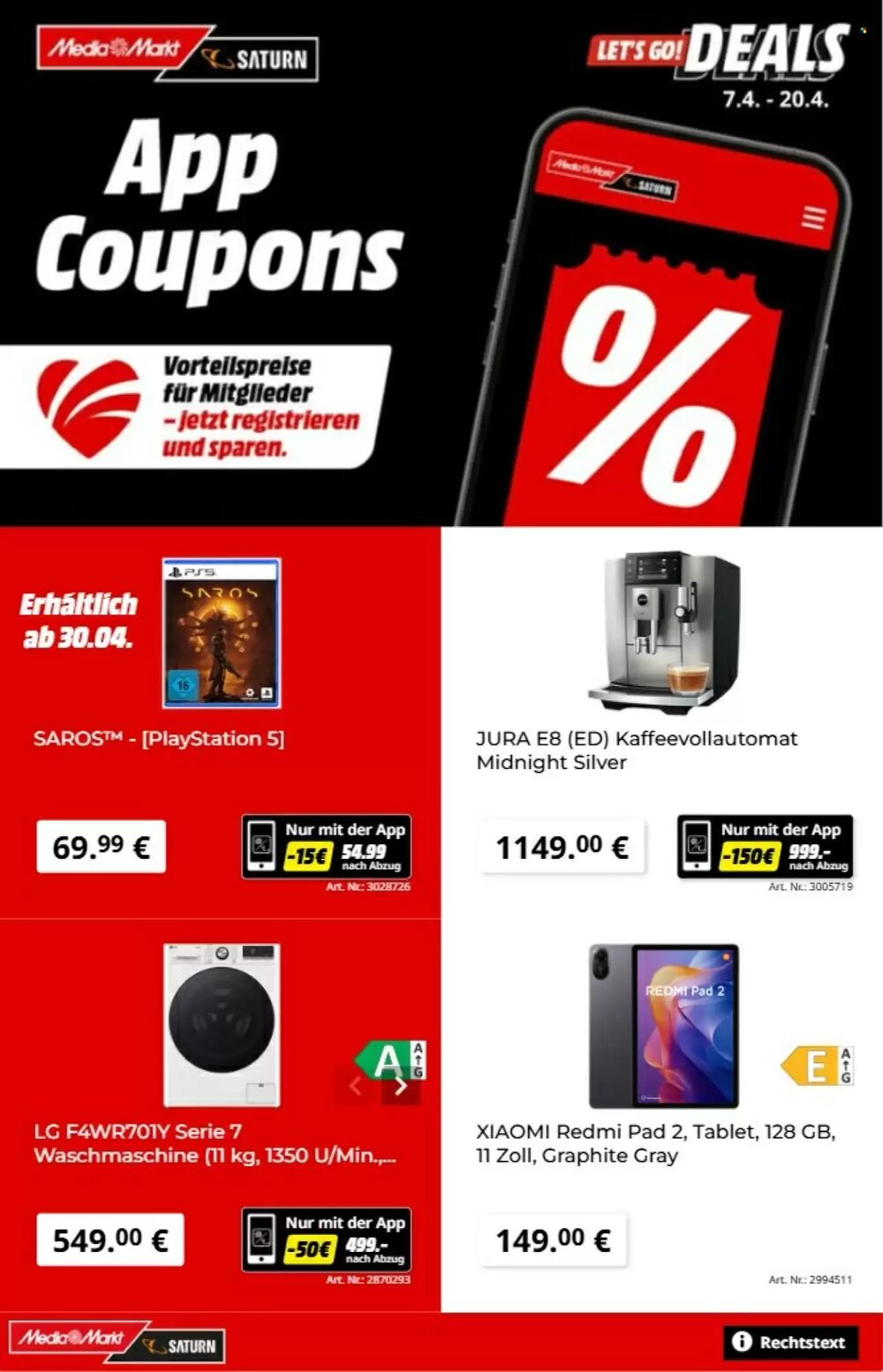 MediaMarkt Prospekt (ab 07.04.2026) zum Blättern - Seite 1
