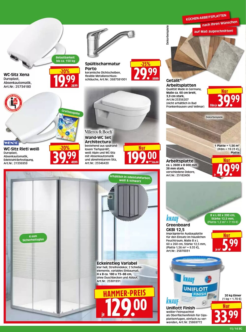 Edeka Stenger Prospekt (ab 07.04.2026) zum Blättern - Seite 14