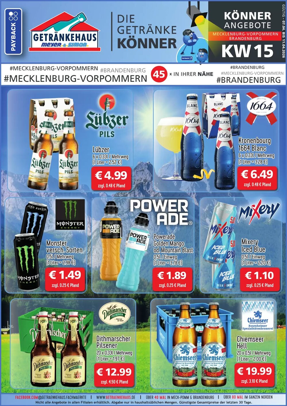 Getränkehaus Prospekt (ab 07.04.2026) zum Blättern - Seite 1