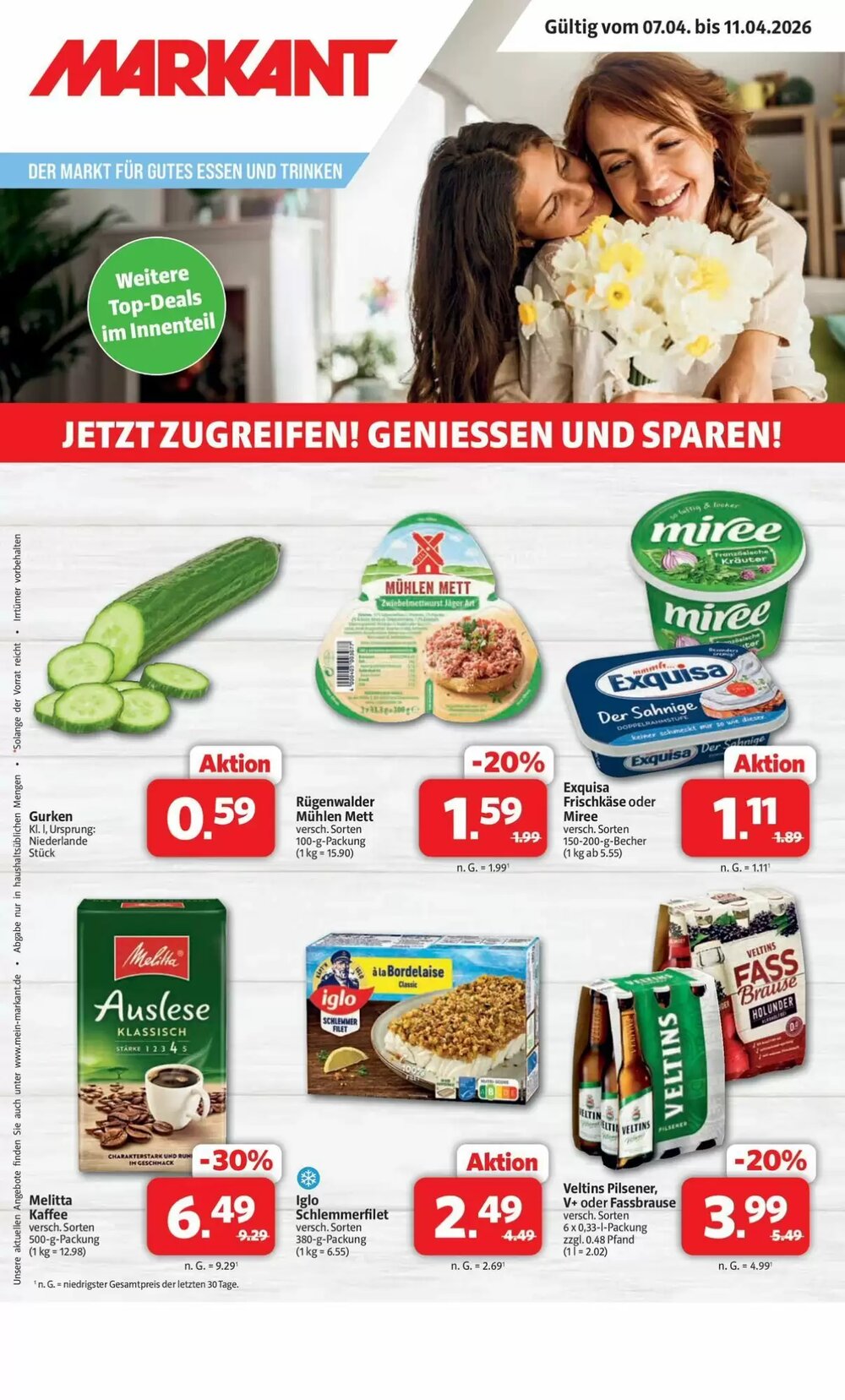 Markant Markt Prospekt (ab 07.04.2026) zum Blättern - Seite 1