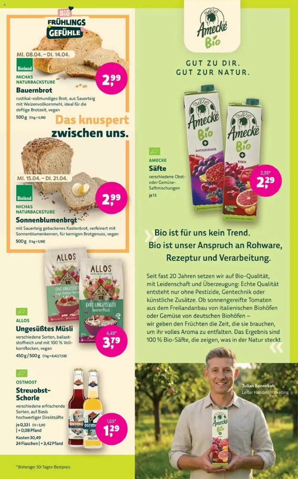 Denns BioMarkt Prospekt (ab 08.04.2026) zum Blättern - Seite 11