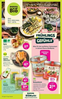 Denns BioMarkt Prospekt (ab 08.04.2026) zum Blättern