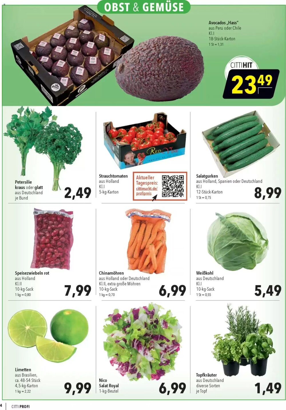 CITTI Markt Prospekt (ab 08.04.2026) zum Blättern - Seite 4