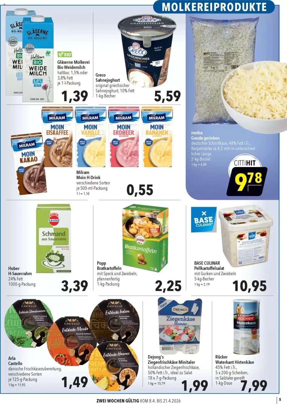 CITTI Markt Prospekt (ab 08.04.2026) zum Blättern - Seite 5