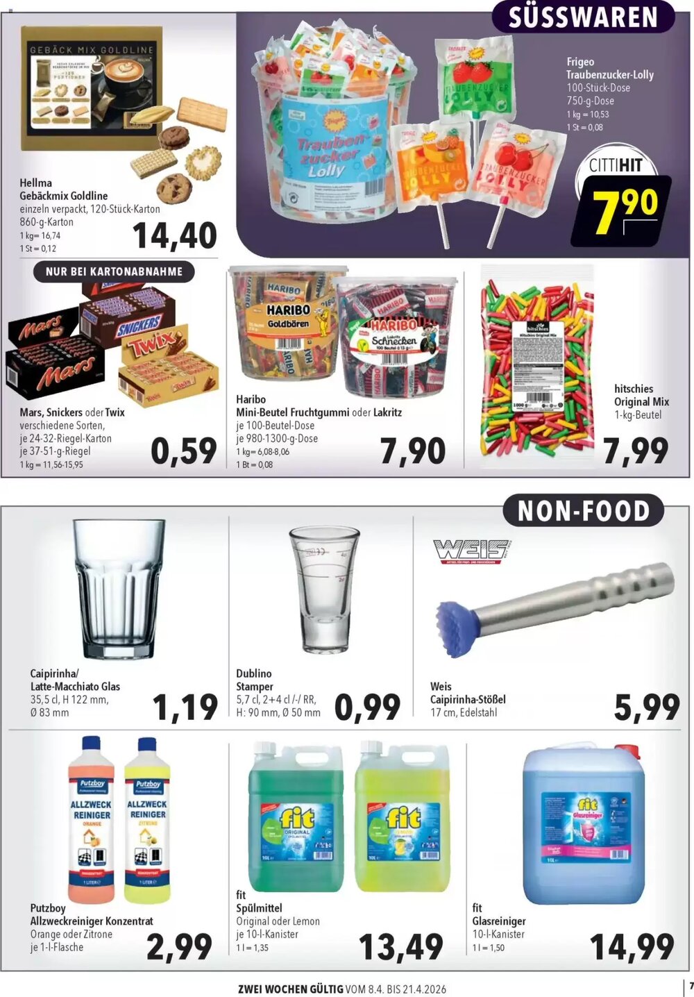 CITTI Markt Prospekt (ab 08.04.2026) zum Blättern - Seite 7