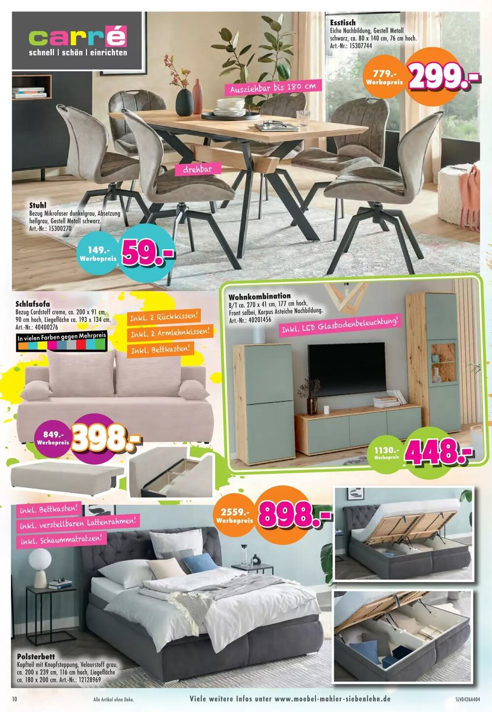 Möbel Mahler Prospekt (ab 08.04.2026) zum Blättern - Seite 10