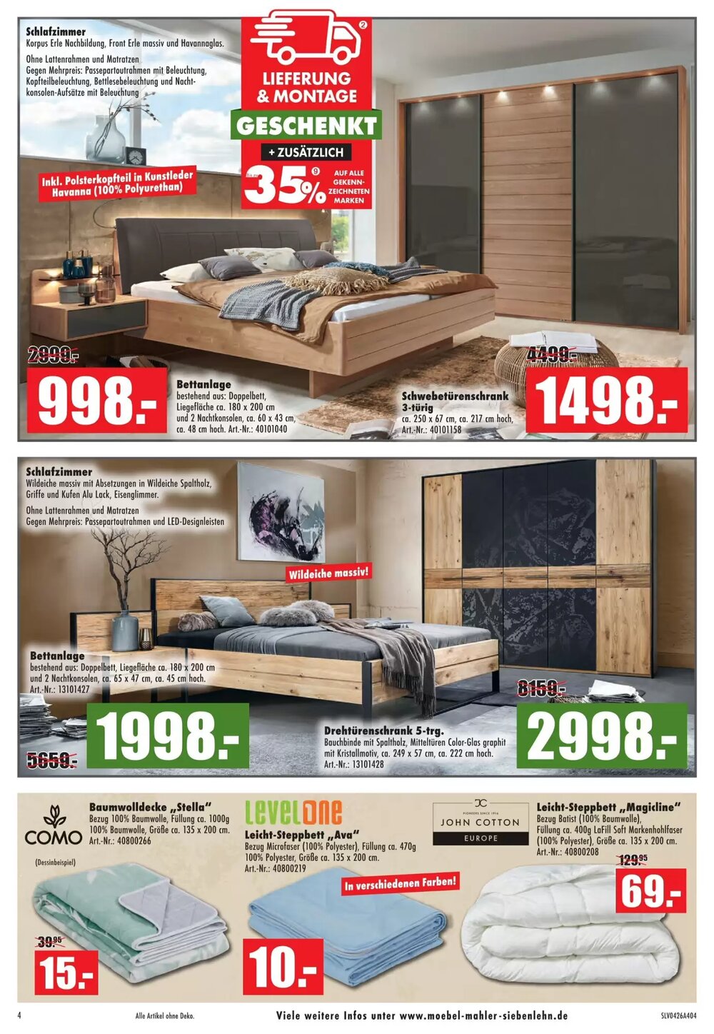 Möbel Mahler Prospekt (ab 08.04.2026) zum Blättern - Seite 4