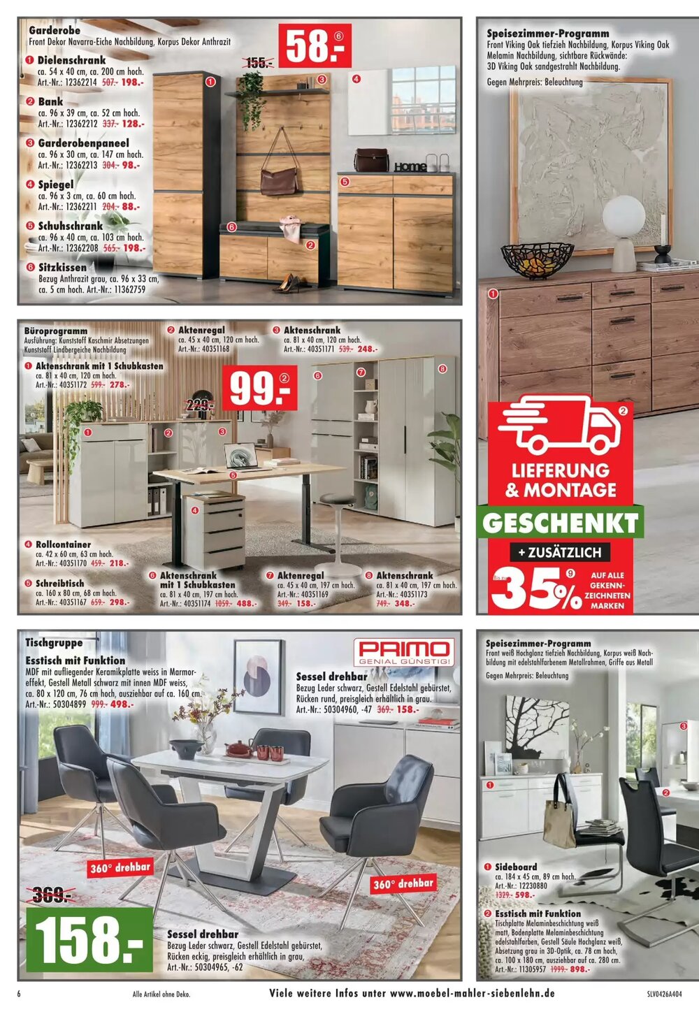 Möbel Mahler Prospekt (ab 08.04.2026) zum Blättern - Seite 6