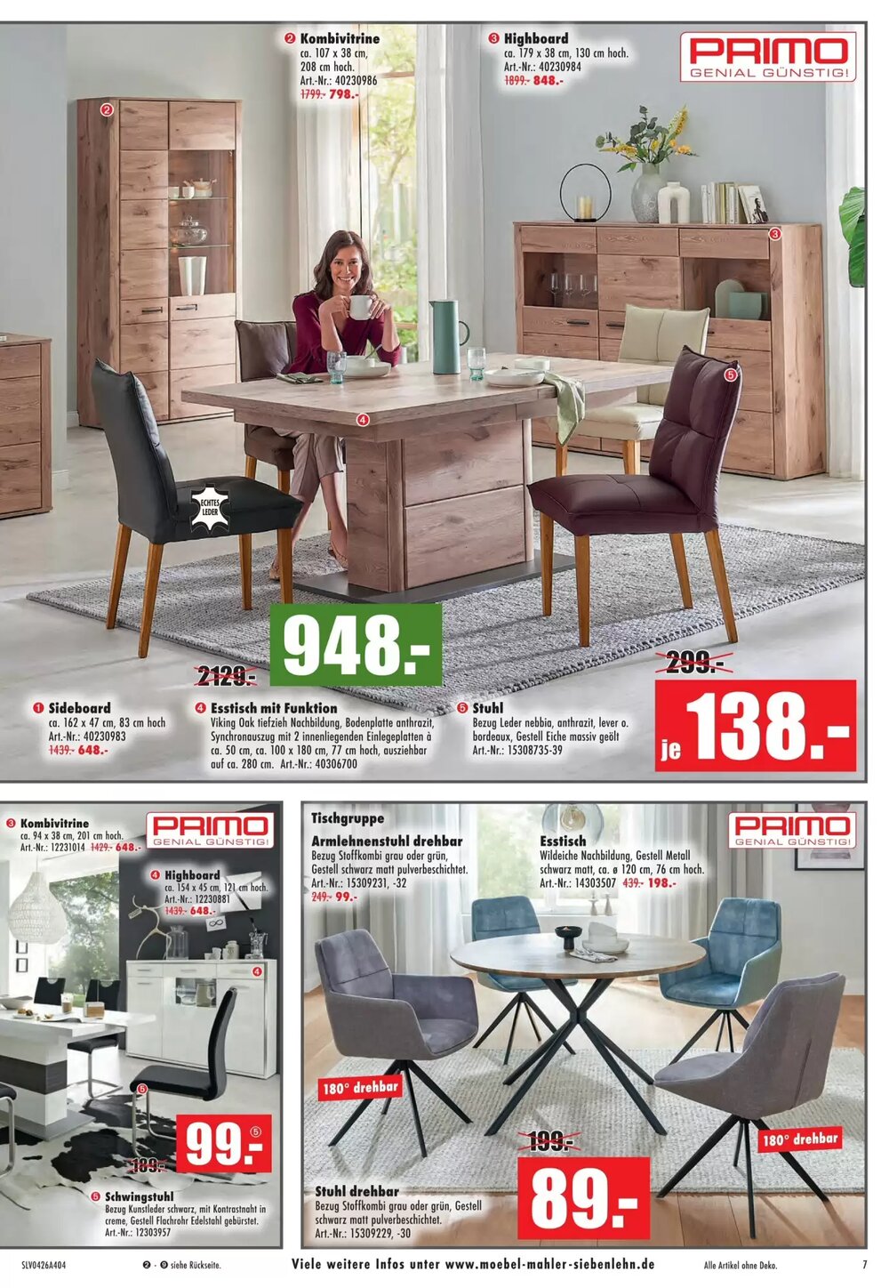 Möbel Mahler Prospekt (ab 08.04.2026) zum Blättern - Seite 7