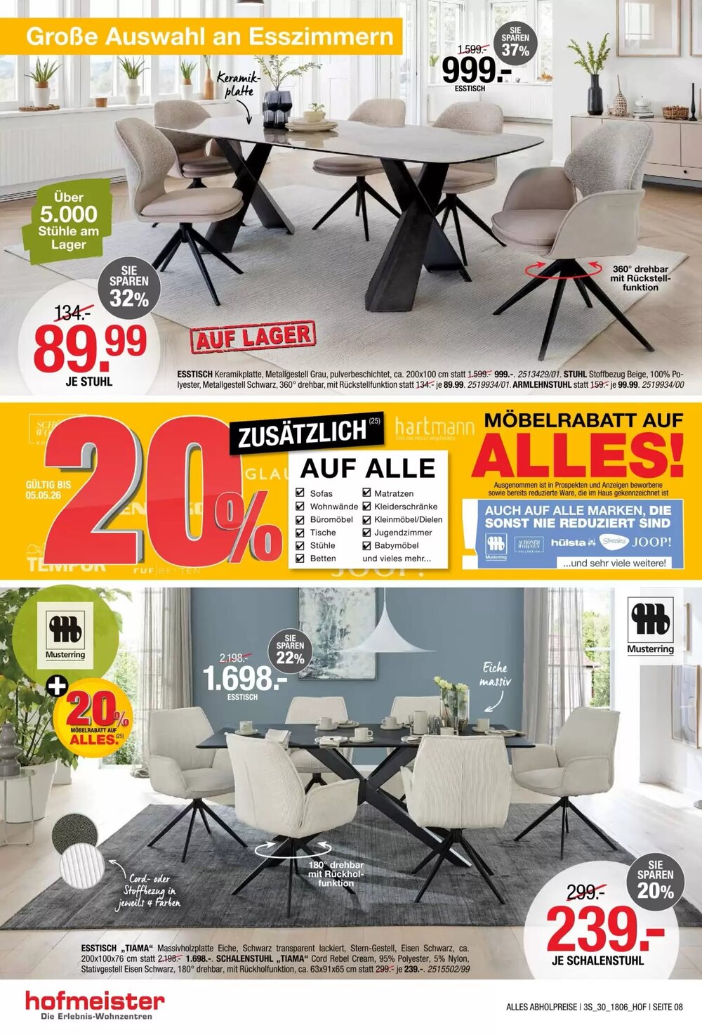 Hofmeister Prospekt (ab 08.04.2026) zum Blättern - Seite 8