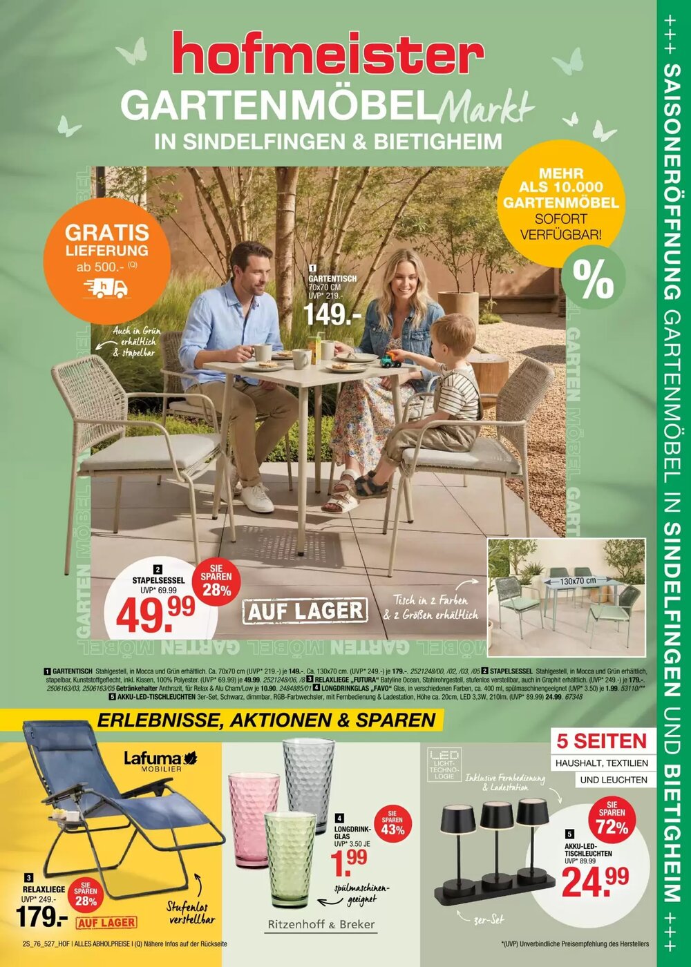 Hofmeister Prospekt (ab 08.04.2026) zum Blättern - Seite 1