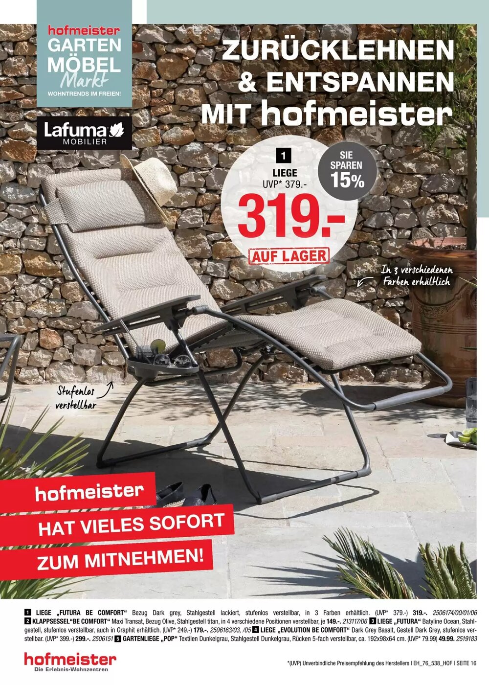 Hofmeister Prospekt (ab 08.04.2026) zum Blättern - Seite 16