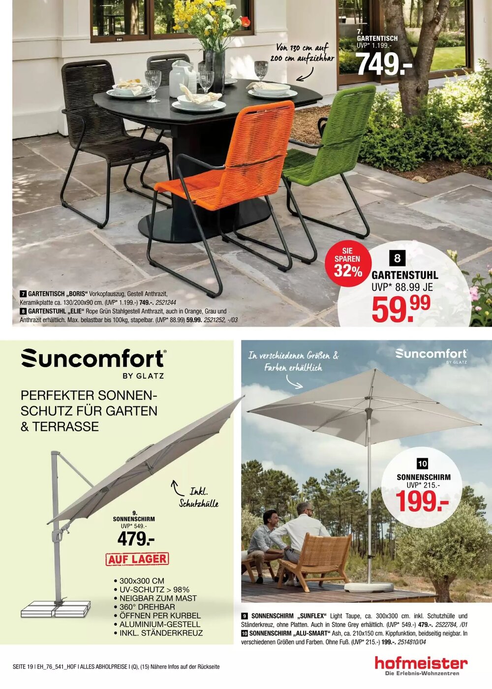 Hofmeister Prospekt (ab 08.04.2026) zum Blättern - Seite 19