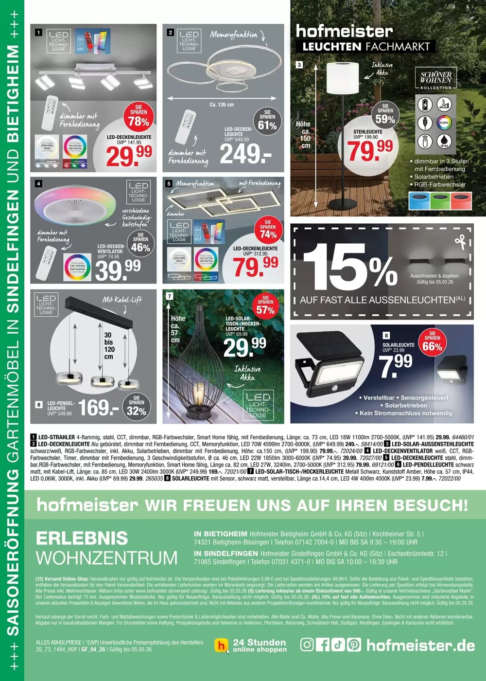 Hofmeister Prospekt (ab 08.04.2026) zum Blättern - Seite 20