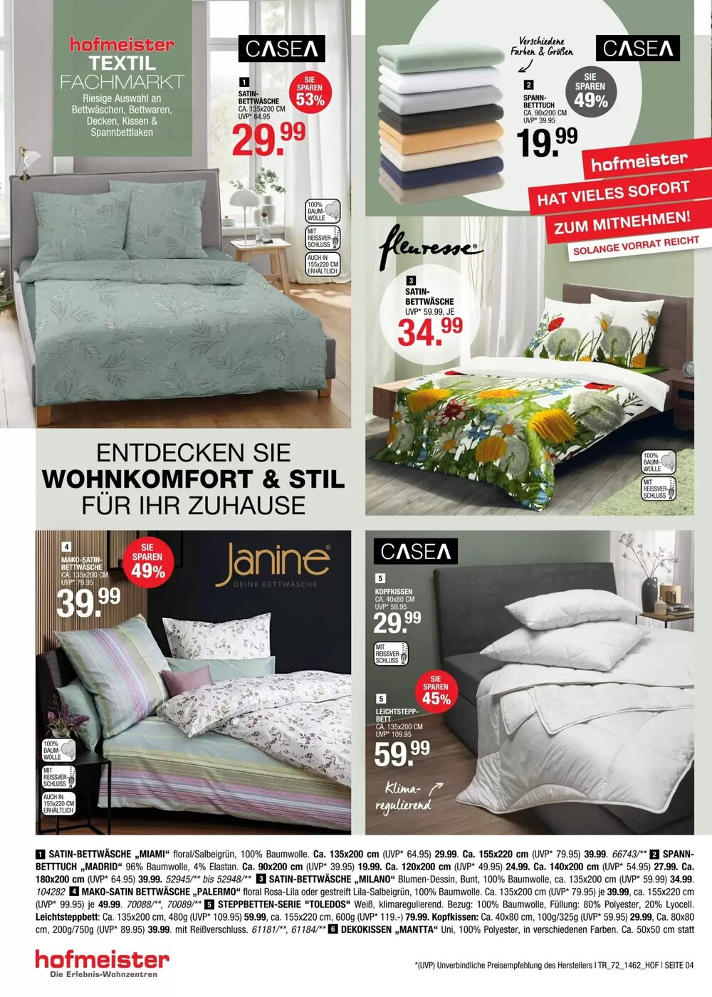 Hofmeister Prospekt (ab 08.04.2026) zum Blättern - Seite 4