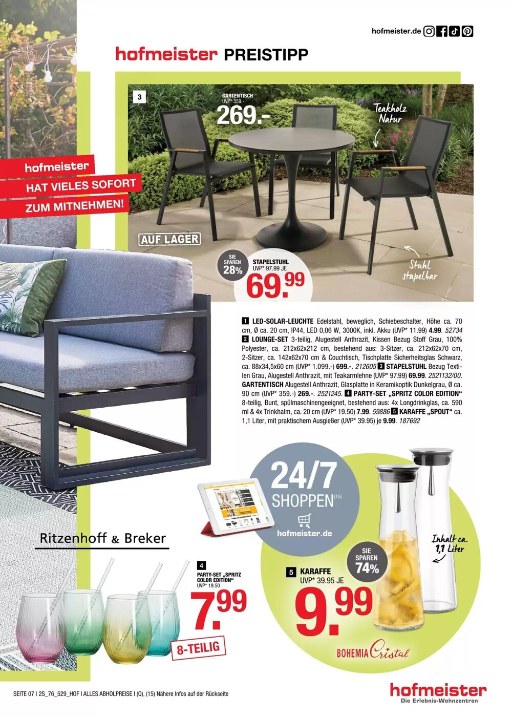 Hofmeister Prospekt (ab 08.04.2026) zum Blättern - Seite 7